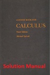 Calculus (3E Solution) by Michael Spivak